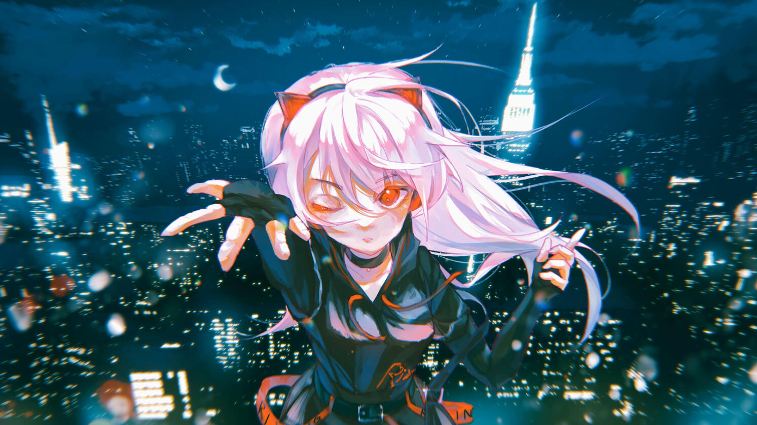 半身單人+複雜背景