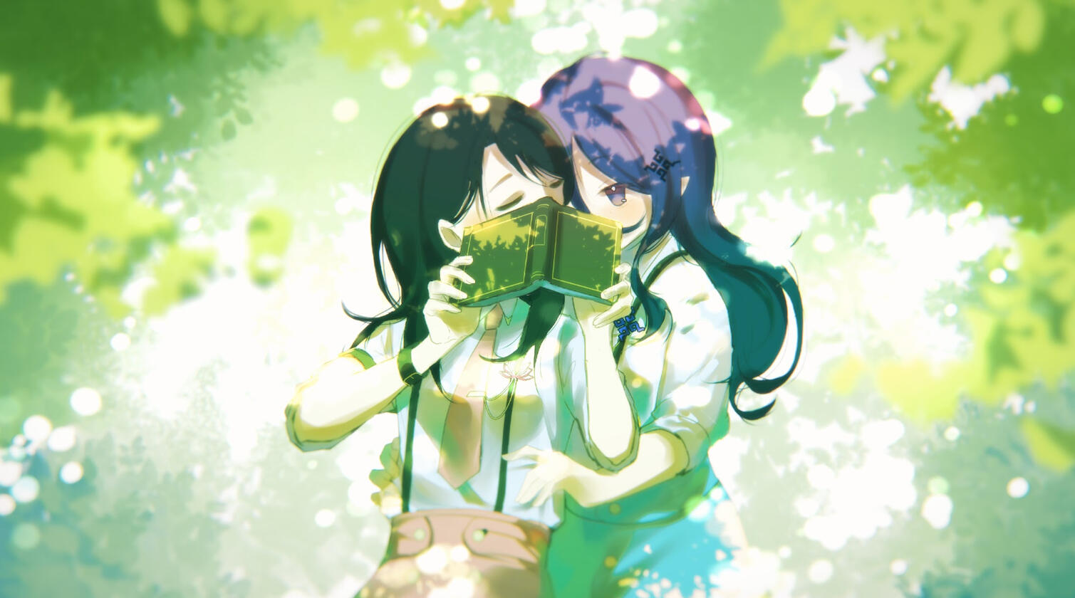 全身雙人+複雜背景